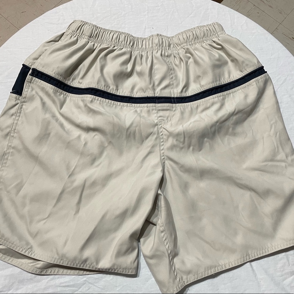 Light tan mens swim trunks size Medium